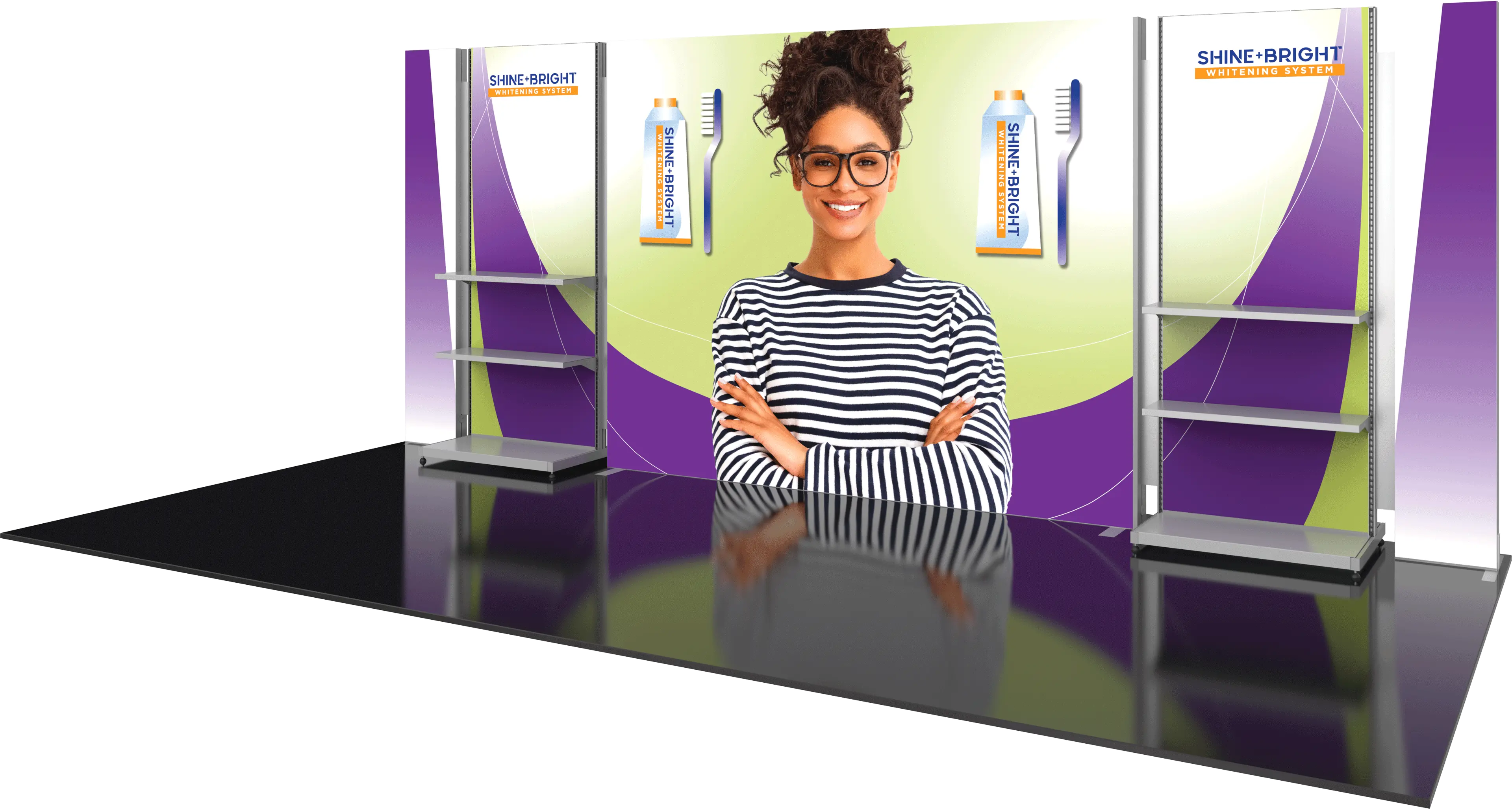 Backwall HYBRID PRO 20FT MODULAR BACKWALL KIT 36 – Orbus Displays