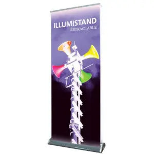 Illumistand 800 Retractable Backlighted Banner Stand Orbus Illumistand Backlit retractable Banner stand