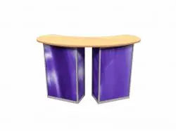 Linear Large Curved Double Counter Orbus Linear Displays