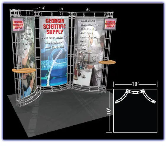 Orbus Lynx 10' x 10' Truss Display Orbus Orbital Truss Displays