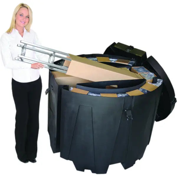 Orbus OCT Round Freight Shipping Case 43.5"x47"x33"H Orbus