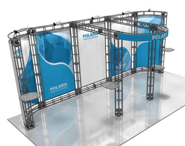 Polaris 10' x 20' Truss Display Orbus Orbital Truss Displays