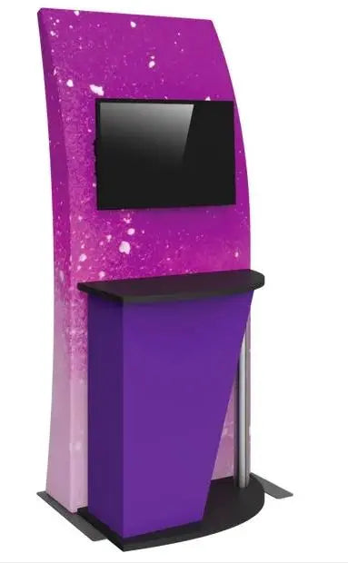 Orbus Formulate Tension Fabric Kiosk 04 Orbus Linear Monitor Kiosks