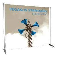 Pegasus Standard Telescoping Banner System Orbus Banner Stands