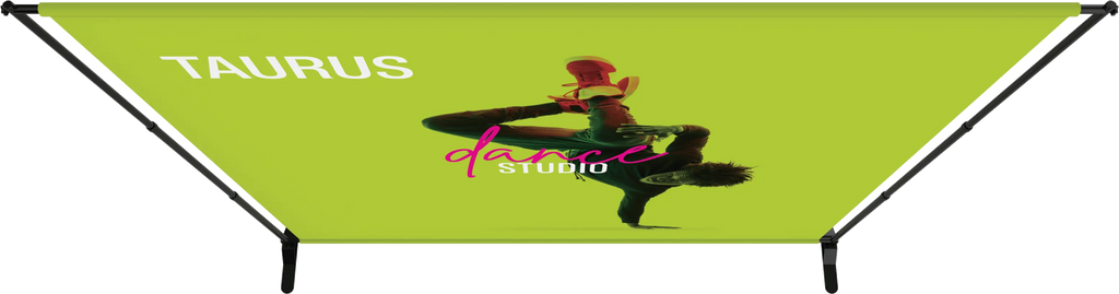 TAURUS TELESCOPIC BANNER STAND Orbus Formulate Fabric Displays