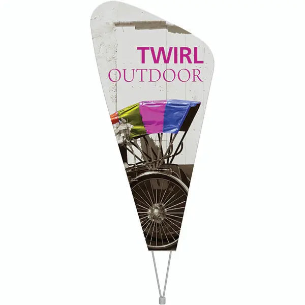 Twirl Outdoor Spinning Sign Orbus Twirl Outdoor Sign