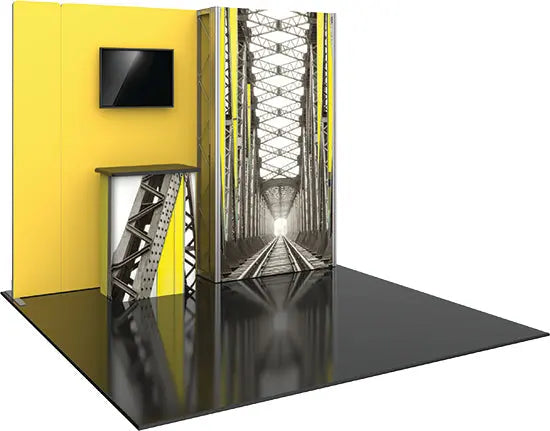 10ft Vector Frame Master Illuminated Backwall Kit 16 Orbus