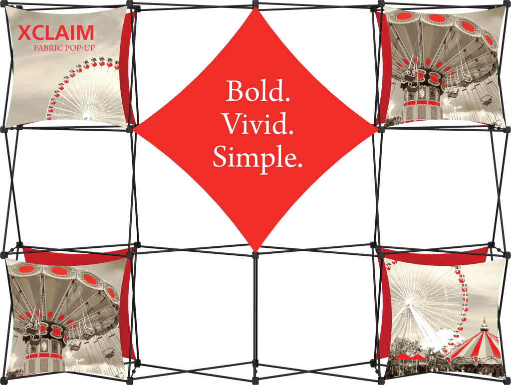 XCLAIM 10FT FABRIC POPUP DISPLAY KIT 02 Orbus Formulate Fabric Displays