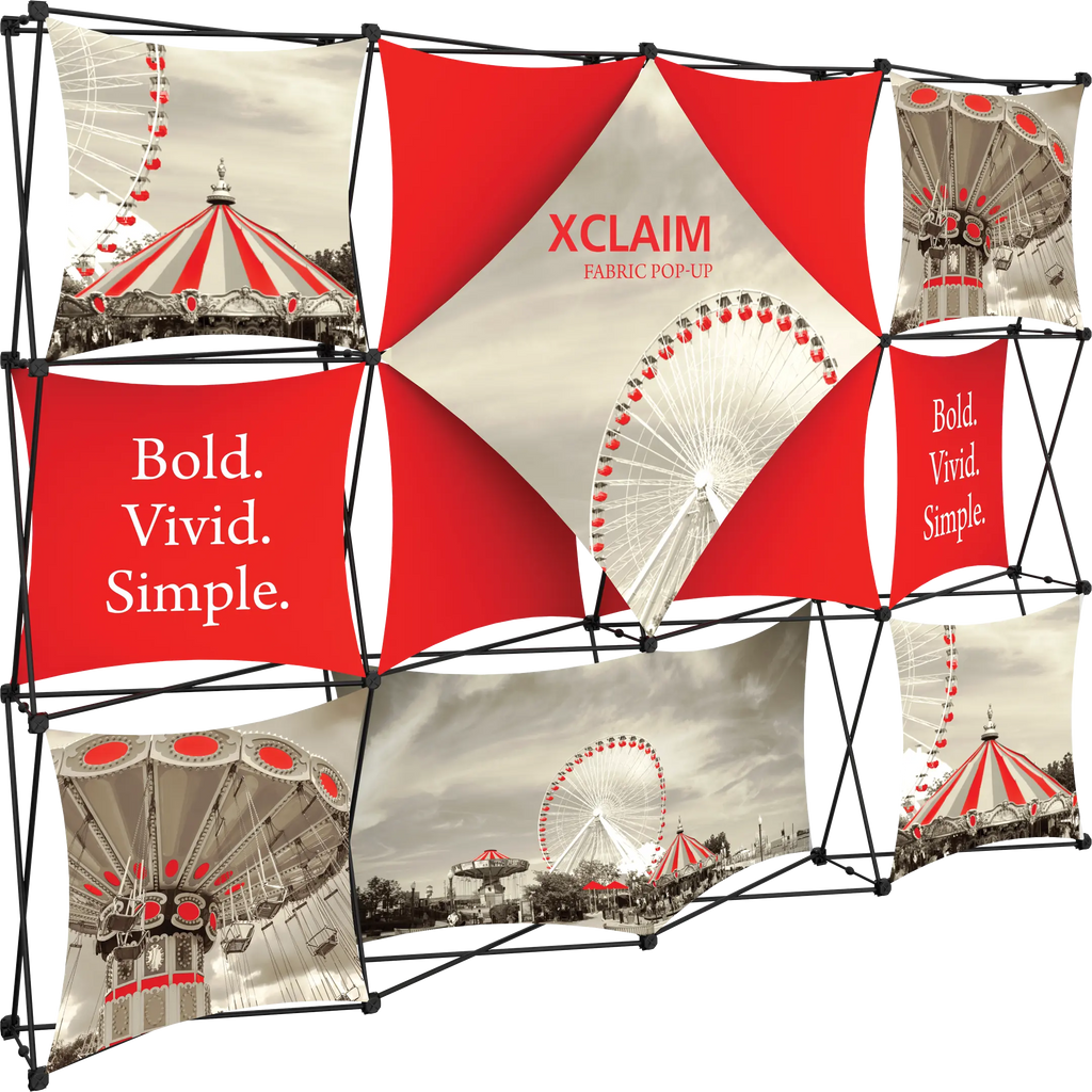 XCLAIM 10FT FABRIC POPUP DISPLAY KIT 06 Orbus Formulate Fabric Displays