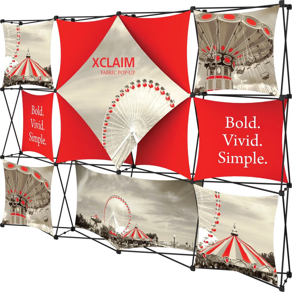XCLAIM 10FT FABRIC POPUP DISPLAY KIT 06 Orbus Formulate Fabric Displays