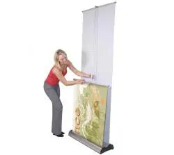 Advance Double-Sided Retractable Banner Stand   31.5"W Orbus Advance Banner Stand