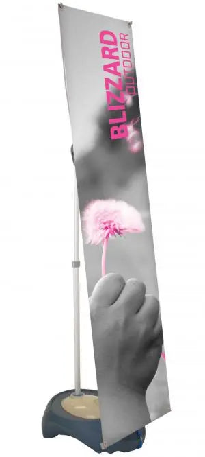 Blizzard Outdoor Banner Stand Orbus Blizzard Display