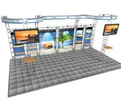 Orbus Cepheus 2 10' x 20' Truss Display Orbus Orbital Truss Displays