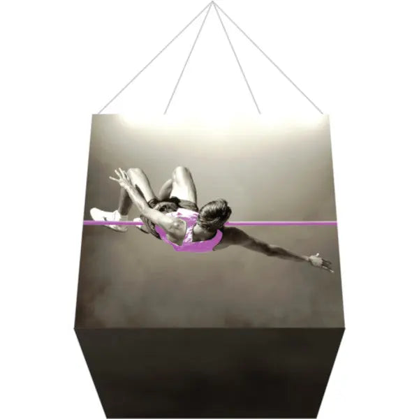 10 x 10 Formulate Master Illuminated Cube Hanging Structure Orbus Formulate Fabric Displays