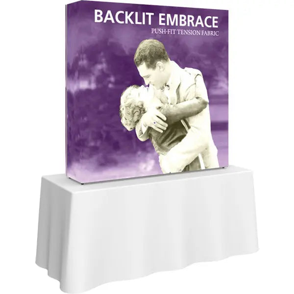 2 x 2 Backlit Embrace Tabletop Display Orbus