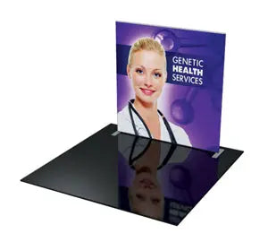 Formulate Master 8S 8' Straight Tension Fabric Backwall Orbus Formulate Fabric Displays