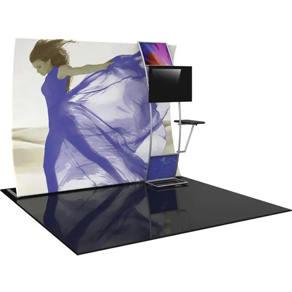 Formulate Master VC9 10' Curved Fabric Backwall Orbus Displays