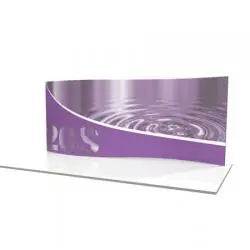 Formulate Master 20' WSC1 Serpentine Tension Fabric Display Orbus Formulate Fabric Displays