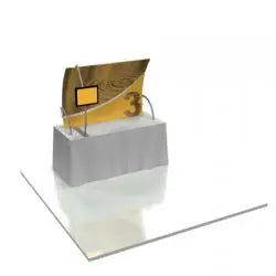 Formulate  Master TT3 6' Fabric Table Top Display Orbus Formulate Fabric Displays