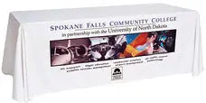 Economy Table Covers with Full Color Graphics Full Size table throws