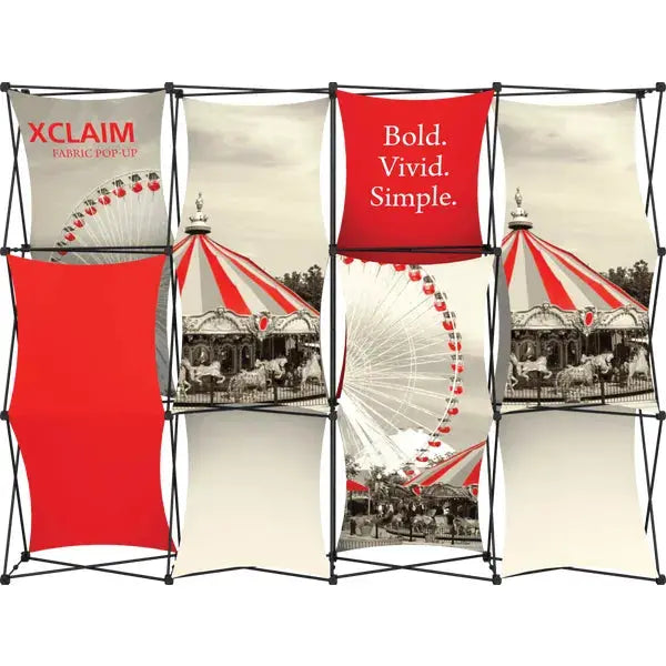 XCLAIM 10FT FABRIC POPUP DISPLAY KIT 03 Orbus Formulate Fabric Displays