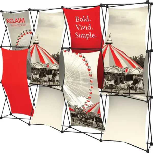XCLAIM 10FT FABRIC POPUP DISPLAY KIT 03 Orbus Formulate Fabric Displays
