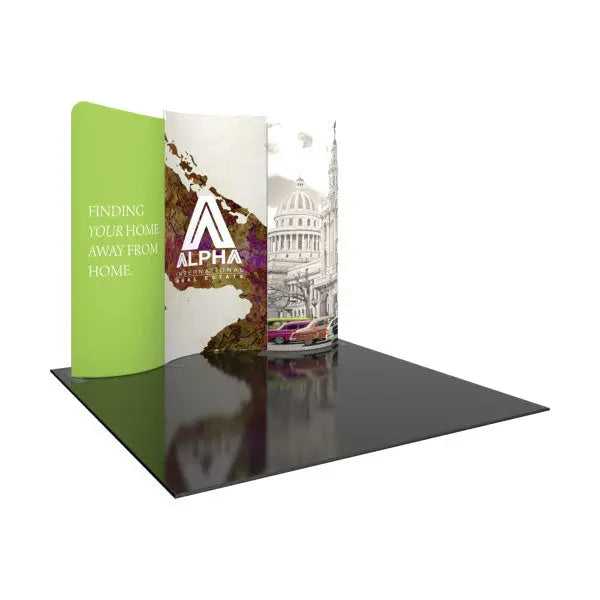 Formulate Modulate 10ft Fabric Banner Backwall Kit 01 Orbus Formulate Fabric Displays