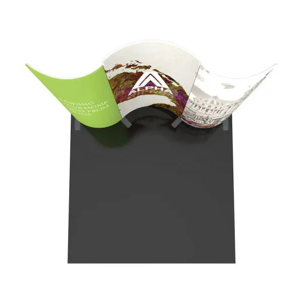 Formulate Modulate 10ft Fabric Banner Backwall Kit 01 Orbus Formulate Fabric Displays