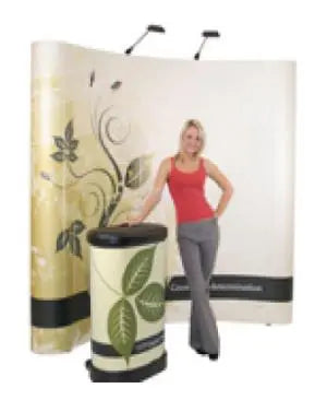 Coyote Mural Pop-Up Display Kits 10' and 8' Wide Orbus Coyote Pop Up Displays