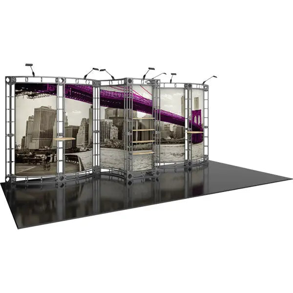 Phoenix 10' x 20' Truss Display Orbus Orbital Truss Displays