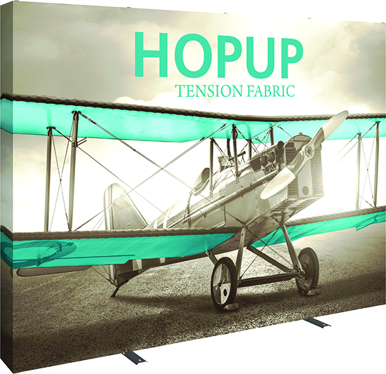 3x4 HopUp Full Graphic Display for portable booth walls or retail displays