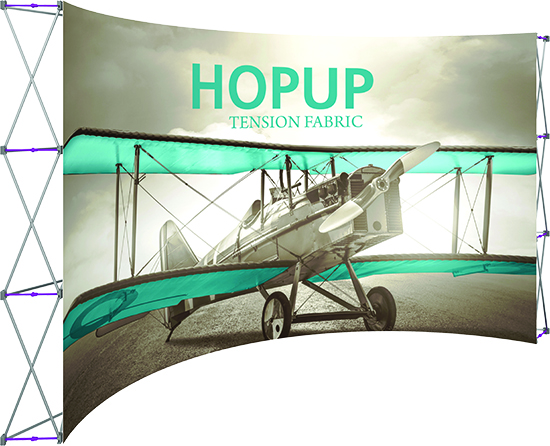 15ft HopUp Curved Front Graphic Display