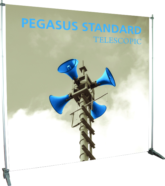 Orbus Pegasus adjustable banner stand