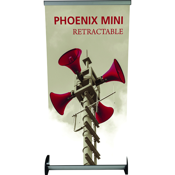 Phoenix Mini Retractable Tabletop Display Orbus Banner Stands
