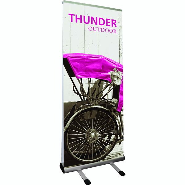 Thunder Double Sided Outdoor Retractable Banner Stand