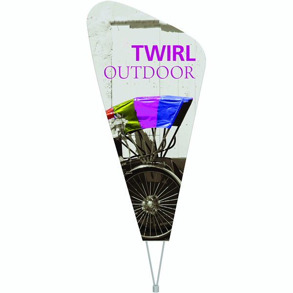 Twirl Outdoor Spinning Sign