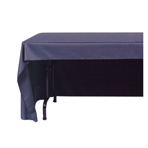 Stretch Table Cover Trade Show Exhibition 3 Sided Tablecloth for 6 Feet Table 