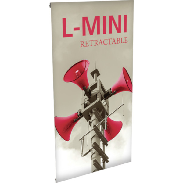 Orbus L-Mini 1x2 Tabletop banner stand