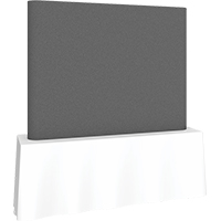 Orbus 8' Table top display full fabric kit with straight frame