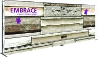 8'x3' Embrace 20' Trade Show Back Wall, Front Only Graphic