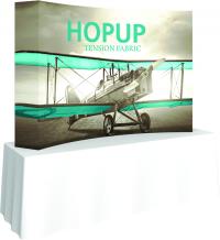8ft curved table top display