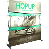 Orbus 3x3ft HopUp Straight fabric stand up trade show displays