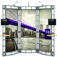 Orbus Orbital Express 10x10 Truss Displays with Full Graphics
