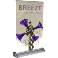 Orbus Breeze II Retractable Banner Stand for Tabletops